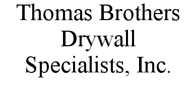 thomas brothers drywall
                  specialists logo